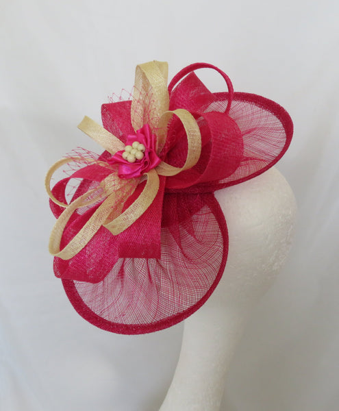 Cerise Pink and Lemon Yellow Cecilia