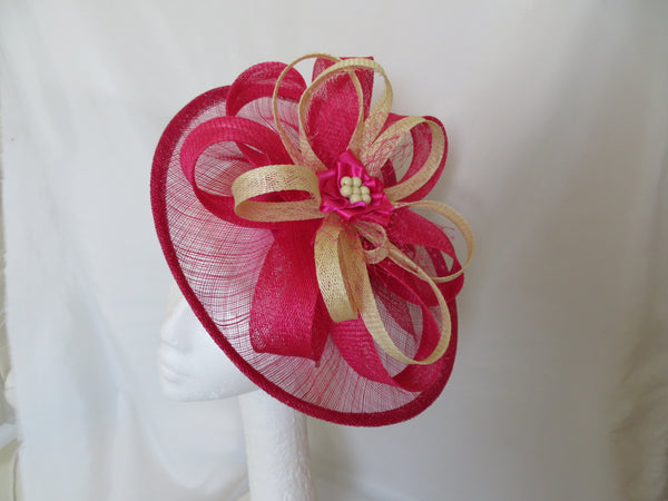 Cerise Pink and Lemon Yellow Cecilia