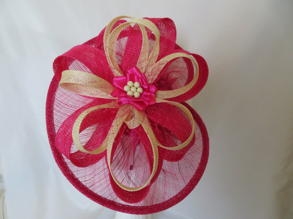 Cerise Pink and Lemon Yellow Cecilia