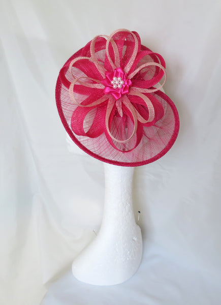 Cerise Pink and Pale Pink Cecilia
