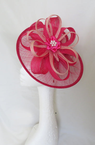 Cerise Pink and Pale Pink Cecilia