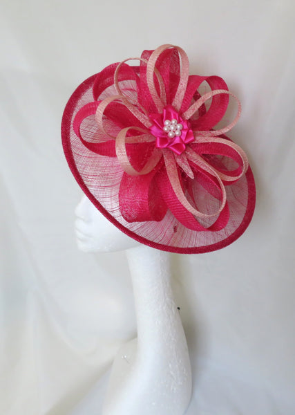 Cerise Pink and Pale Pink Cecilia