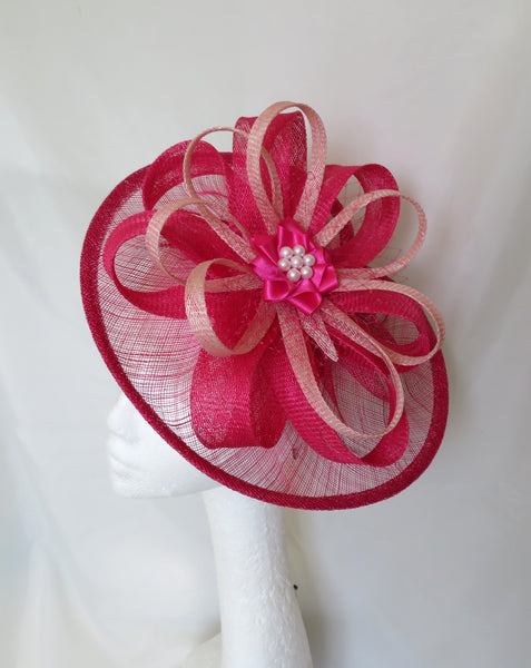 Cerise Pink and Pale Pink Cecilia