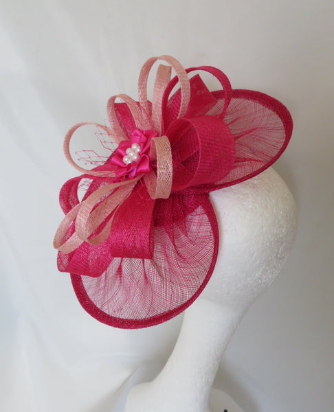 Cerise Pink and Pale Pink Cecilia