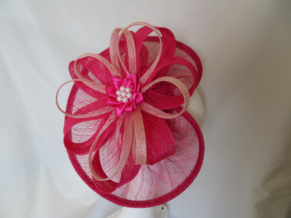 Cerise Pink and Pale Pink Cecilia