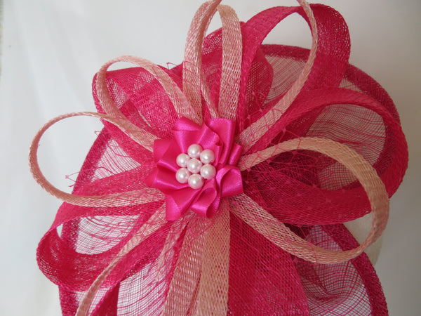 Cerise Pink and Pale Pink Cecilia