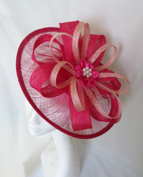 Cerise Pink and Pale Pink Cecilia