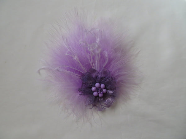 Lilac Downy Blossom Hair Clip
