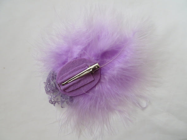 Lilac Downy Blossom Hair Clip