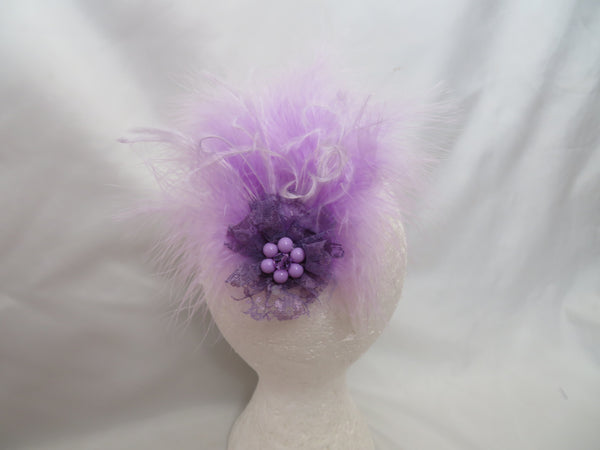 Lilac Downy Blossom Hair Clip