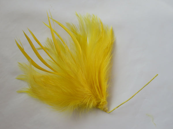 Bright Yellow Feather Mount