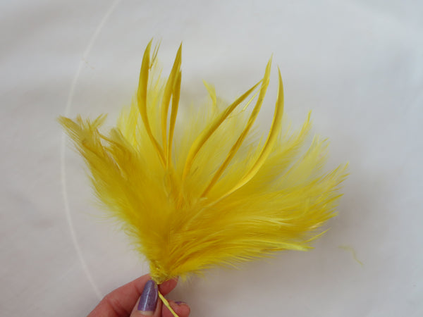 Bright Yellow Feather Mount