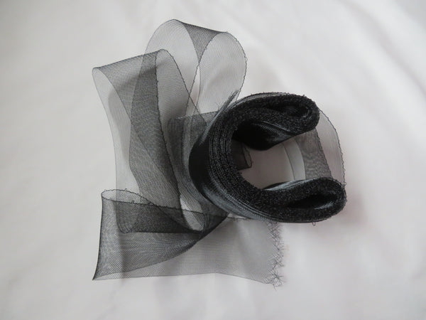 Black Crinoline Braid Bundles – Plain Woven Edge – Hat & Fascinator Making