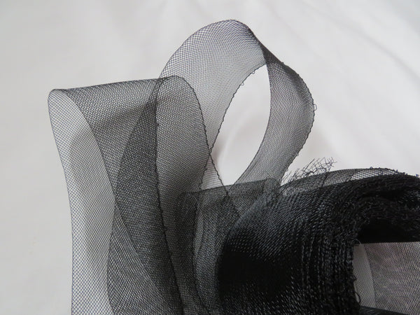Black Crinoline Braid Bundles – Plain Woven Edge – Hat & Fascinator Making