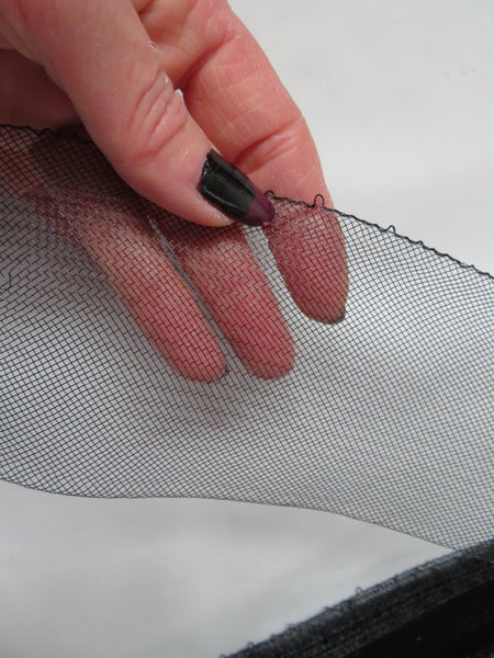 Black Crinoline Braid Bundles – Plain Woven Edge – Hat & Fascinator Making