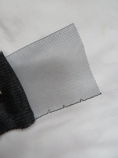 Black Crinoline Braid Bundles – Plain Woven Edge – Hat & Fascinator Making