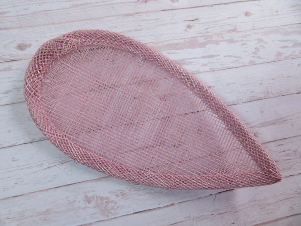 Heather Teardrop Sinamay Base