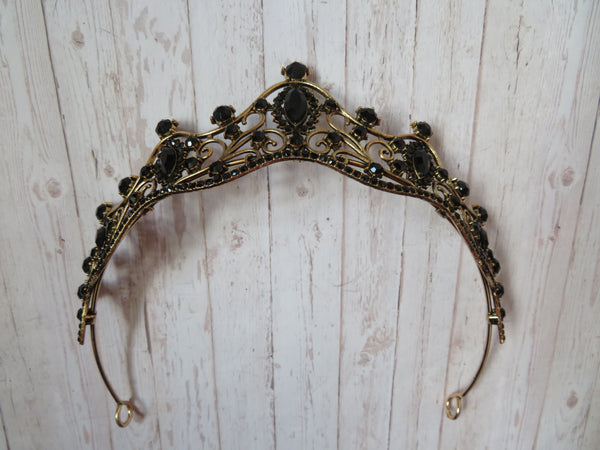 Dark Dahlia Jewelled Tiara