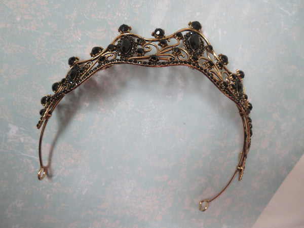 Dark Dahlia Jewelled Tiara