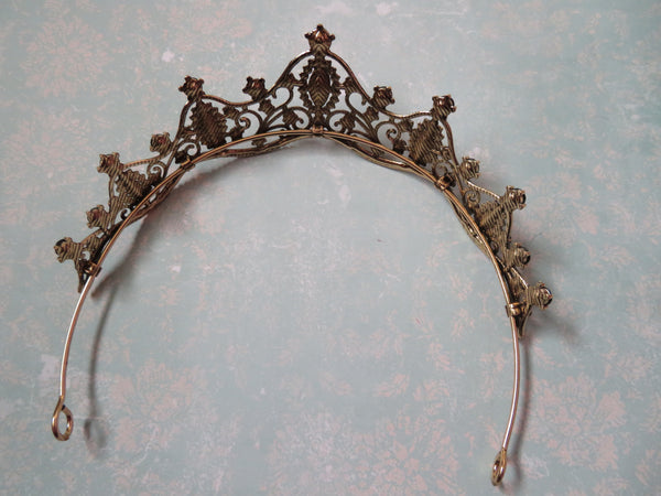 Dark Dahlia Jewelled Tiara