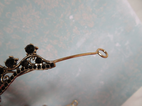 Dark Dahlia Jewelled Tiara