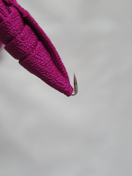 Magenta Crepe Puggaree Hat Band