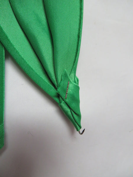 Emerald Green Satin Puggaree Hat Band