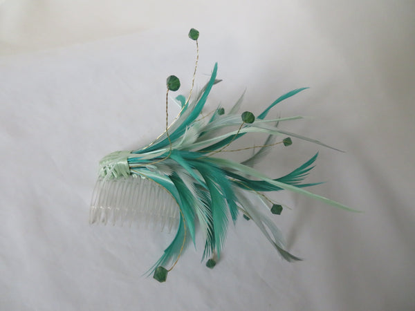Seafoam Green Feather Fizz