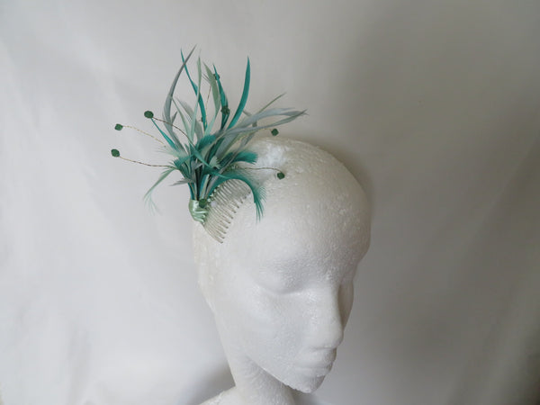 Seafoam Green Feather Fizz