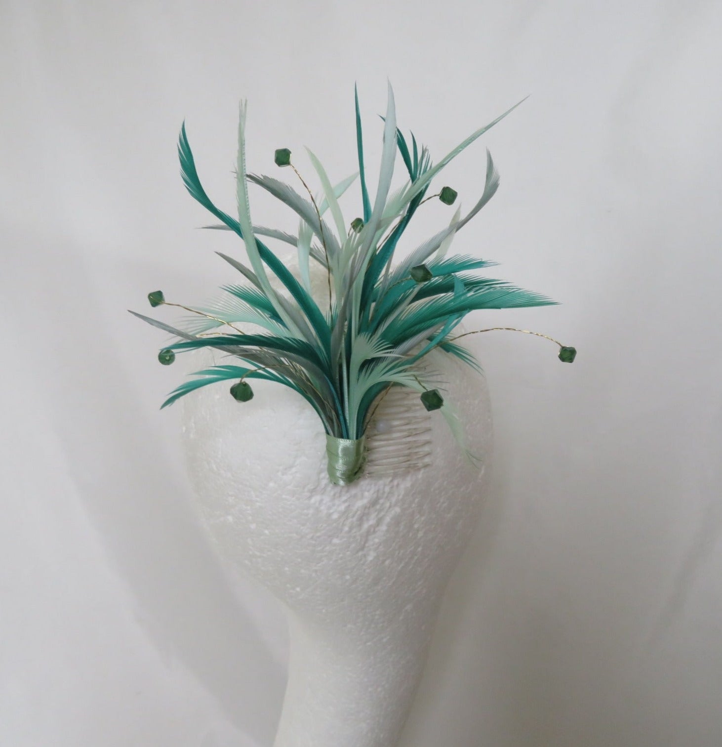 Seafoam Green Feather Fizz