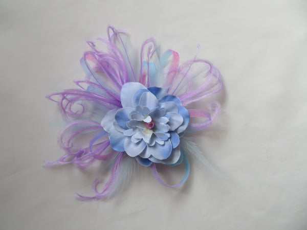 Unicorn Pastel Feather Hair Clip