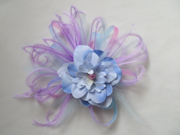 Unicorn Pastel Feather Hair Clip