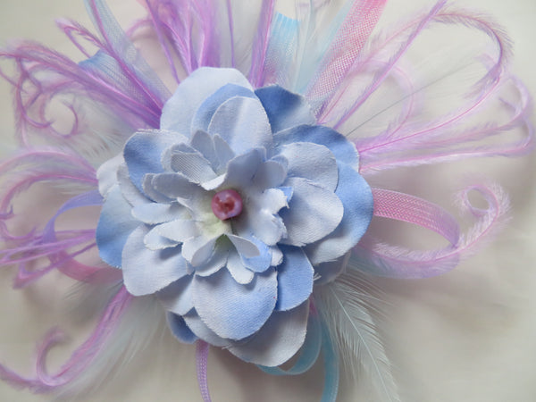 Unicorn Pastel Feather Hair Clip