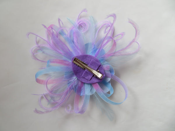 Unicorn Pastel Feather Hair Clip