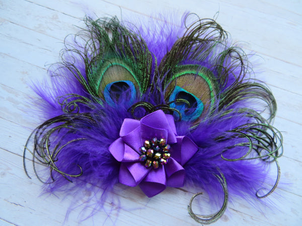 Purple Victoriana Clip