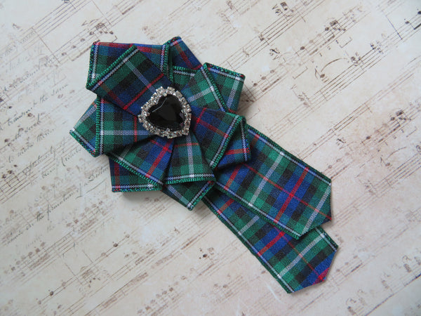 MacKenzie Heart Tartan Brooch