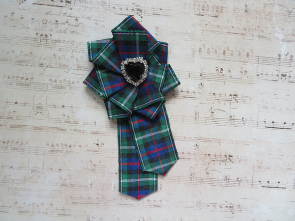 MacKenzie Heart Tartan Brooch