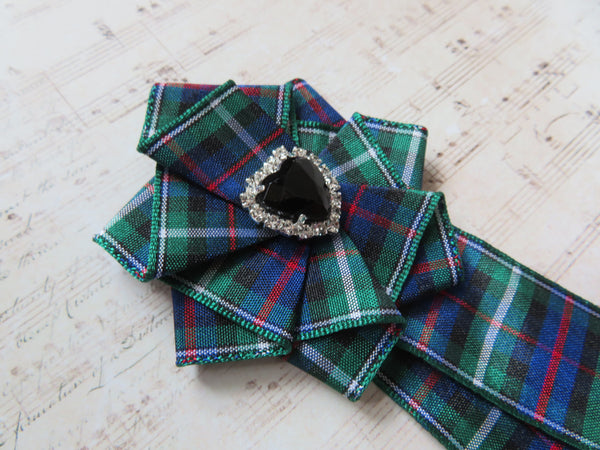MacKenzie Heart Tartan Brooch