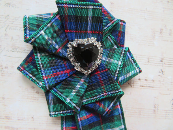 MacKenzie Heart Tartan Brooch