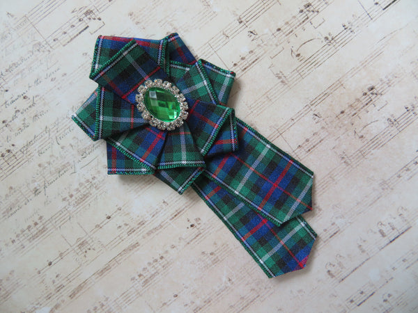 MacKenzie Crystal Tartan Brooch