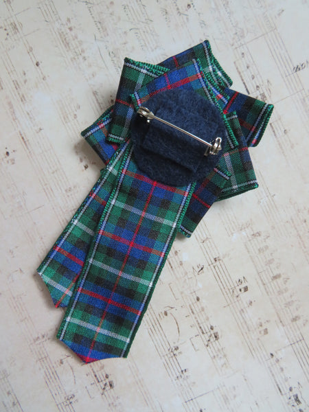 MacKenzie Heart Tartan Brooch