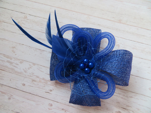 Cobalt Blue Clara Fascinator