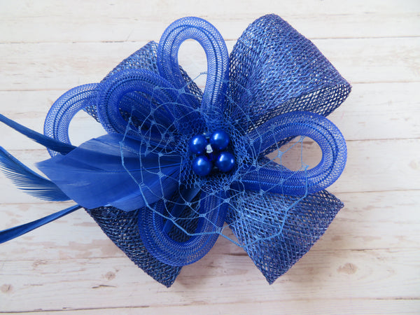 Cobalt Blue Clara Fascinator