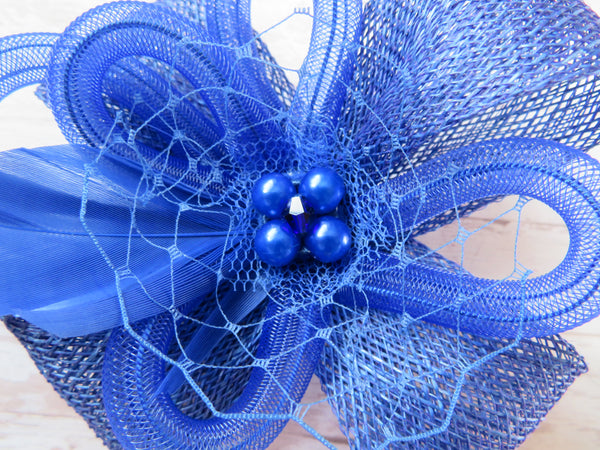 Cobalt Blue Clara Fascinator