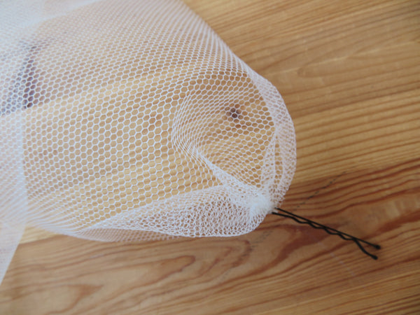 Ivory Bridal Tulle Mesh Bandeau Veil