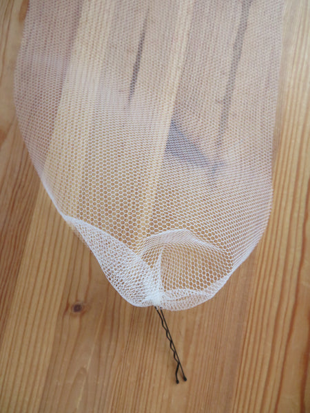Ivory Bridal Tulle Mesh Bandeau Veil