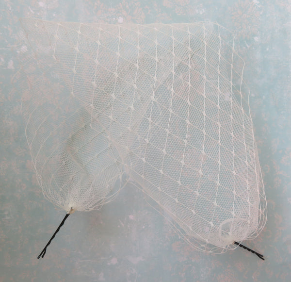 Ivory Narrow Double Veil