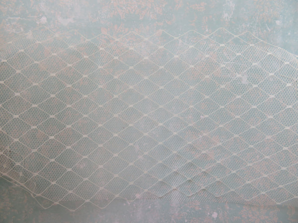 Ivory Narrow Double Veil