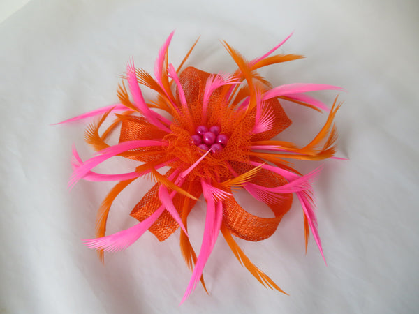 Orange & Neon Pink Mini Lily