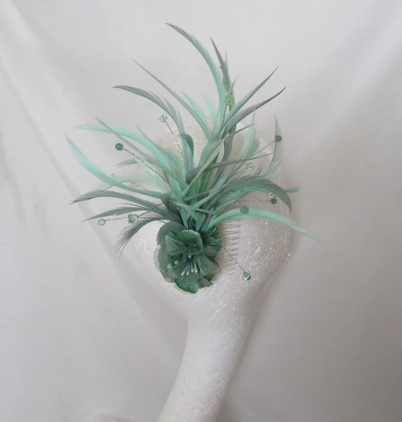 Verity Feather Headpiece